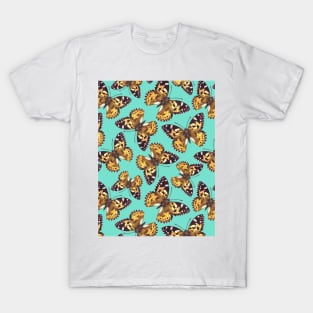 Painted lady butterfly pattern 2 T-Shirt